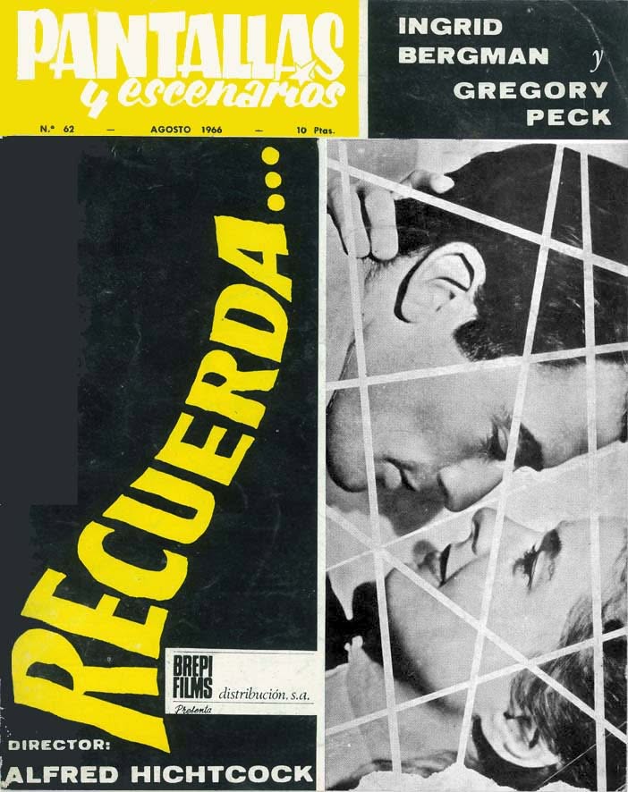 PANTALLAS Y ESCENARIOS magazine side cover Issue 62  August 1966