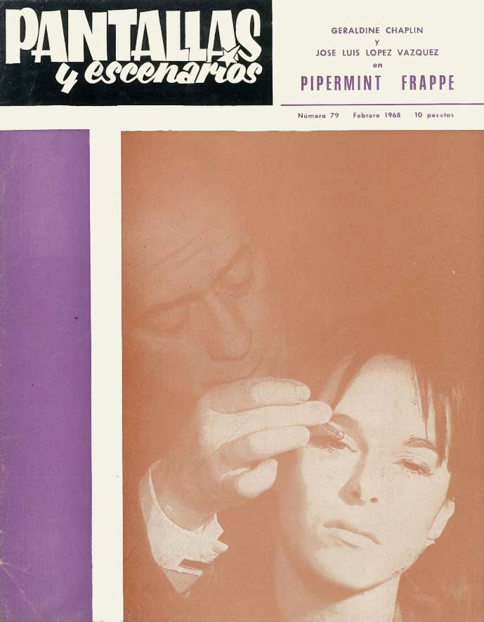 PANTALLAS Y ESCENARIOS magazine side cover Issue 79  February 1968