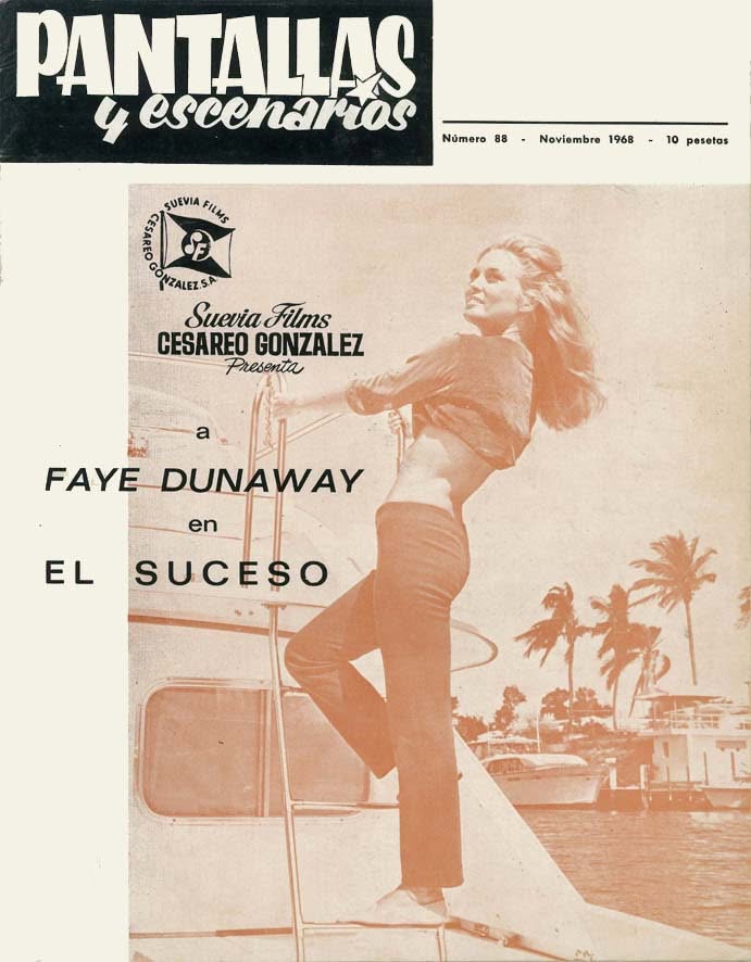 PANTALLAS Y ESCENARIOS magazine side cover Issue 88  November 1968