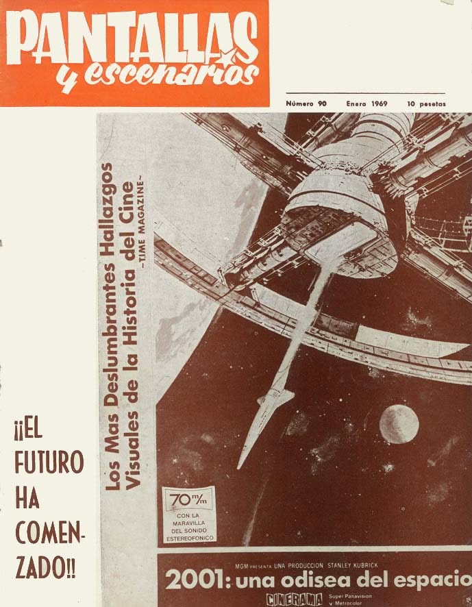 PANTALLAS Y ESCENARIOS magazine side cover Issue 90  January 1969