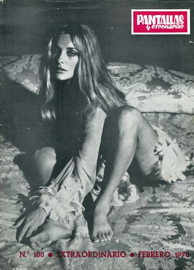 PANTALLAS Y ESCENARIOS magazine side cover Issue 100  February 1970