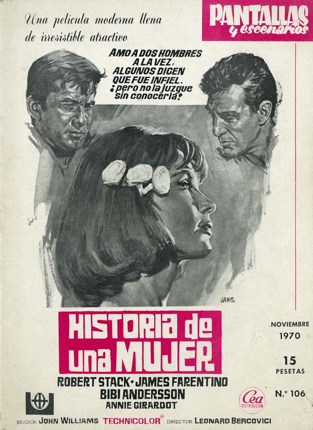 PANTALLAS Y ESCENARIOS magazine side cover Issue 106  November 1970