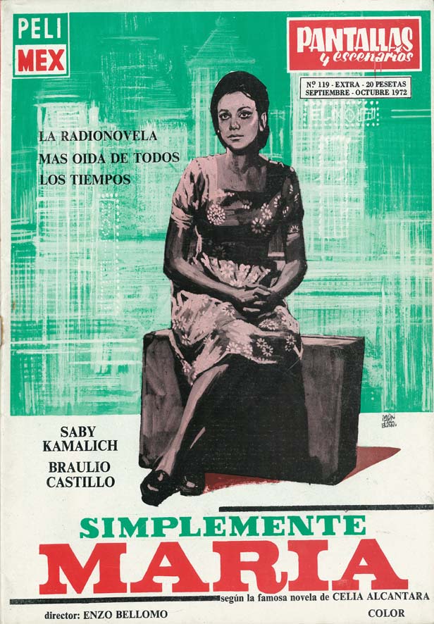 PANTALLAS Y ESCENARIOS magazine side cover Issue 119  September/October 1972