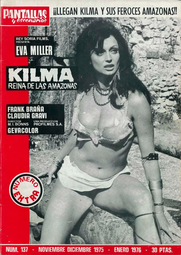 PANTALLAS Y ESCENARIOS magazine side cover Issue 137  November/December 1975