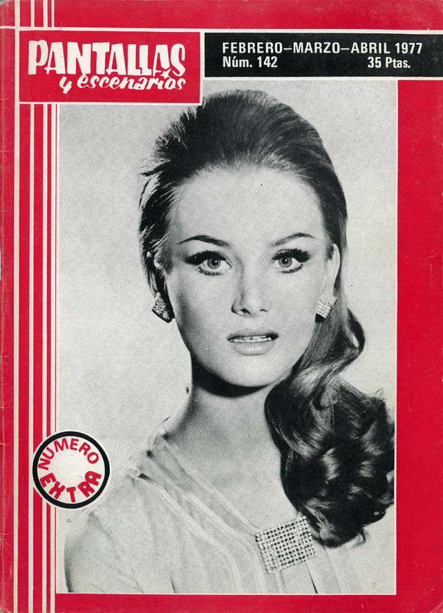 PANTALLAS Y ESCENARIOS magazine side cover Issue 142  February/April 1977