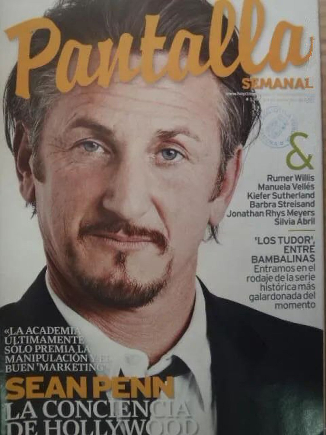 PANTALLA SEMANAL magazine side cover Issue 1154 4 December 2009
