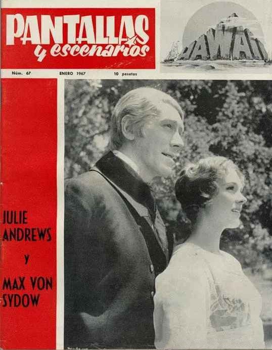 PANTALLAS Y ESCENARIOS magazine side cover Issue 67   1967