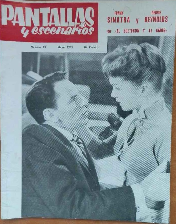 PANTALLAS Y ESCENARIOS magazine side cover Issue 82  May 1968
