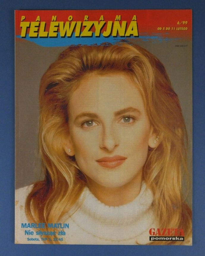 PANORAMA TELEWIZYJNA magazine side cover Issue 6 5 February 1999