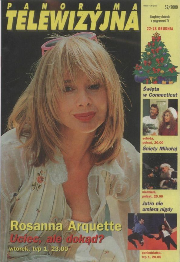 PANORAMA TELEWIZYJNA magazine side cover Issue 52 22 December 2000