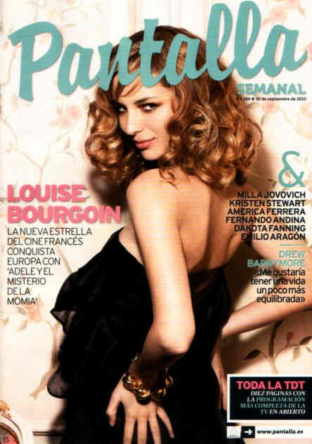 PANTALLA SEMANAL magazine side cover Issue 1194 10 September 2010