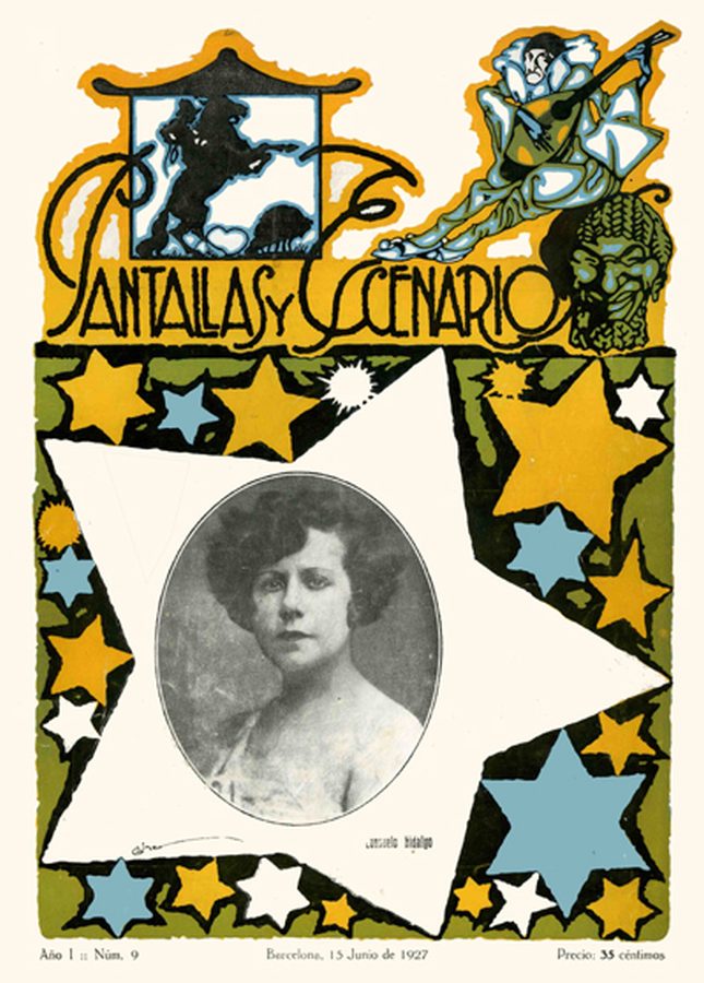 PANTALLAS Y ESCANARIOS (20s) magazine side cover Issue 9 15 June 1927