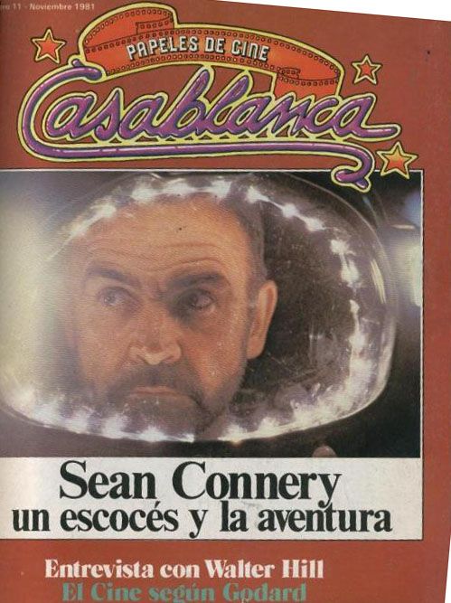 CASABLANCA magazine side cover Issue 11 November 1981