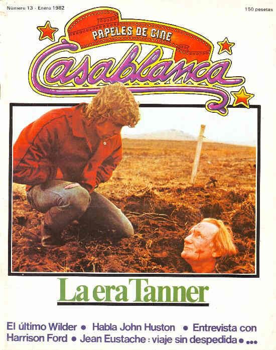 CASABLANCA magazine side cover Issue 13 January 1982