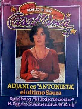 CASABLANCA magazine side cover Issue 21 September 1982