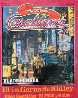 CASABLANCA magazine side cover Issue 24 December 1982