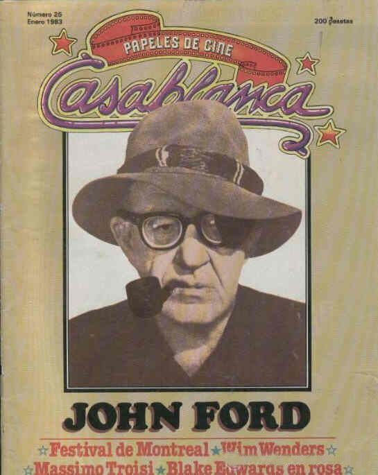 CASABLANCA magazine side cover Issue 25 January 1983