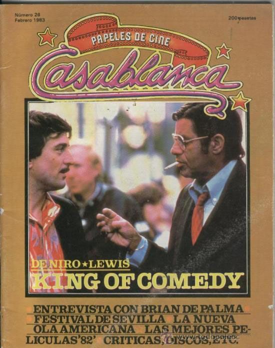 CASABLANCA magazine side cover Issue 26 February 1983