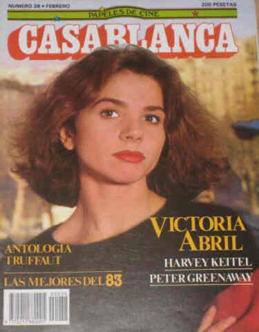 CASABLANCA magazine side cover Issue 38 February 1984