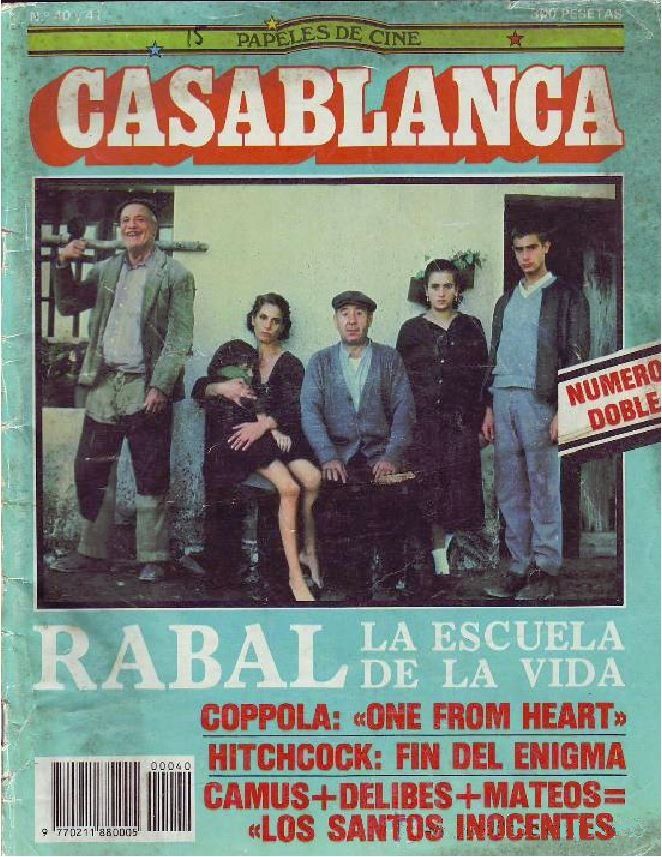 CASABLANCA magazine side cover Issue 40/41 April 1984