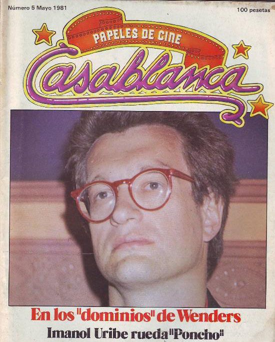 CASABLANCA magazine side cover Issue 5 May 1981