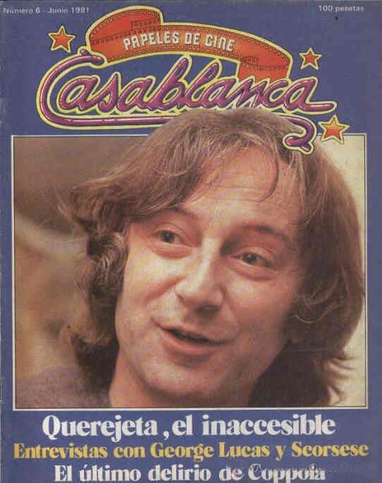 CASABLANCA magazine side cover Issue 6 June 1981