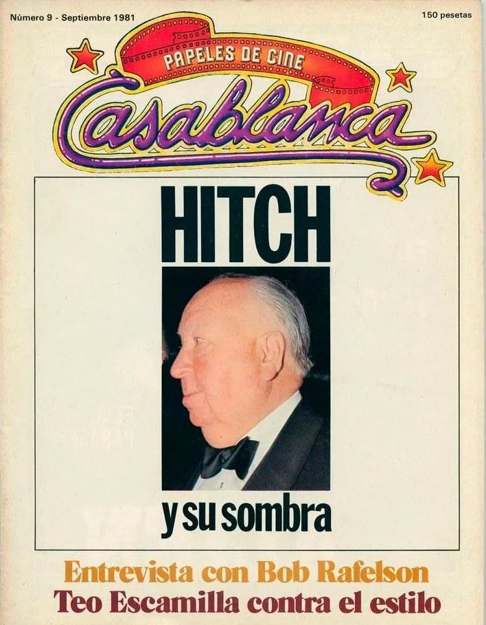 CASABLANCA magazine side cover Issue 9 September 1981
