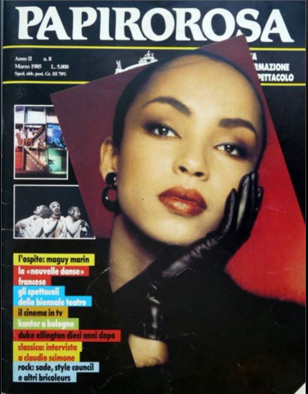 PAPIROROSA magazine side cover Issue 8 March 1985