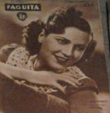 PAQUITA magazine side cover Issue 235 December 1940