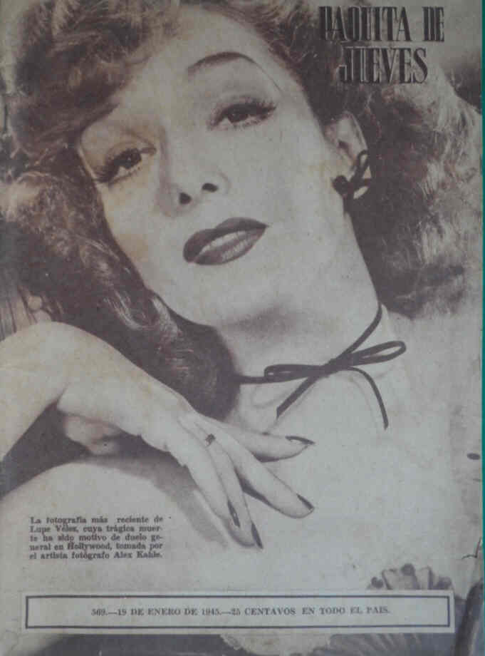 PAQUITA magazine side cover Issue 569 19 January 1945
