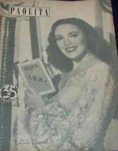 PAQUITA magazine side cover 7 January 1947