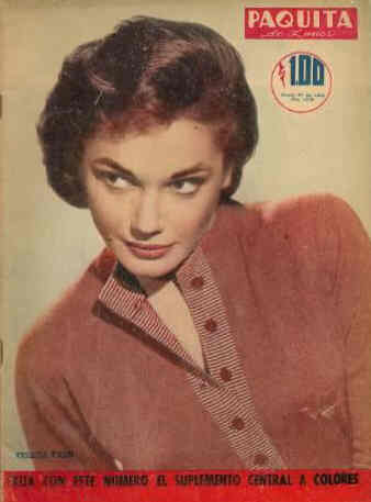 PAQUITA magazine side cover Issue 1574 25 June 1956