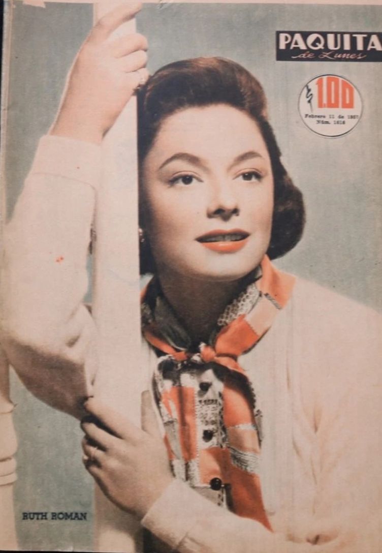 PAQUITA magazine side cover 11 February 1957