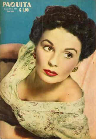 PAQUITA magazine side cover June 1957