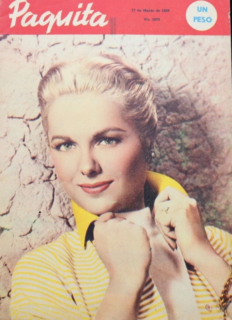 PAQUITA magazine side cover 17 March 1958