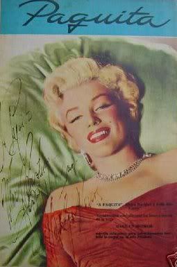 PAQUITA magazine side cover  1960