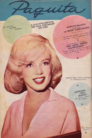 PAQUITA magazine side cover  1962