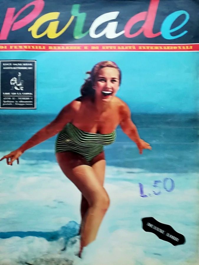 PARADE magazine side cover  August/September 1957