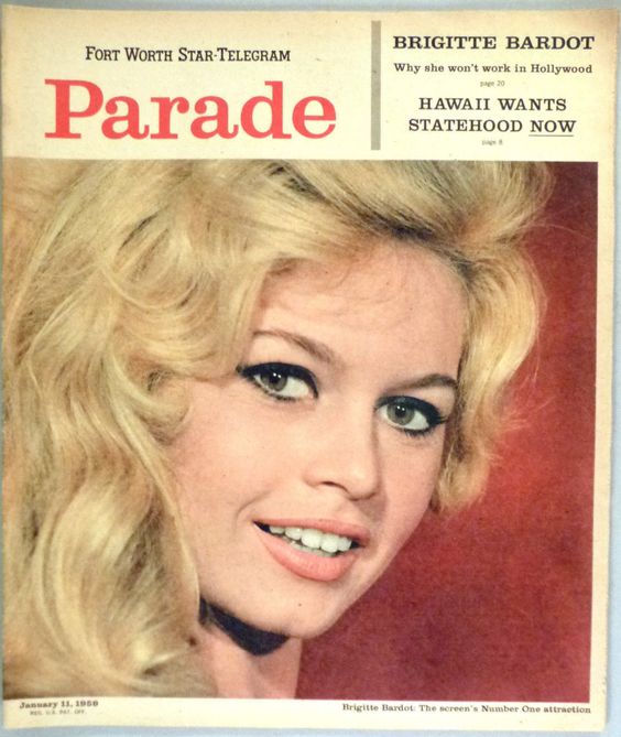 PARADE (USA) magazine side cover 11 January 1959