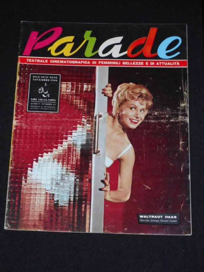 PARADE magazine side cover  November 1960