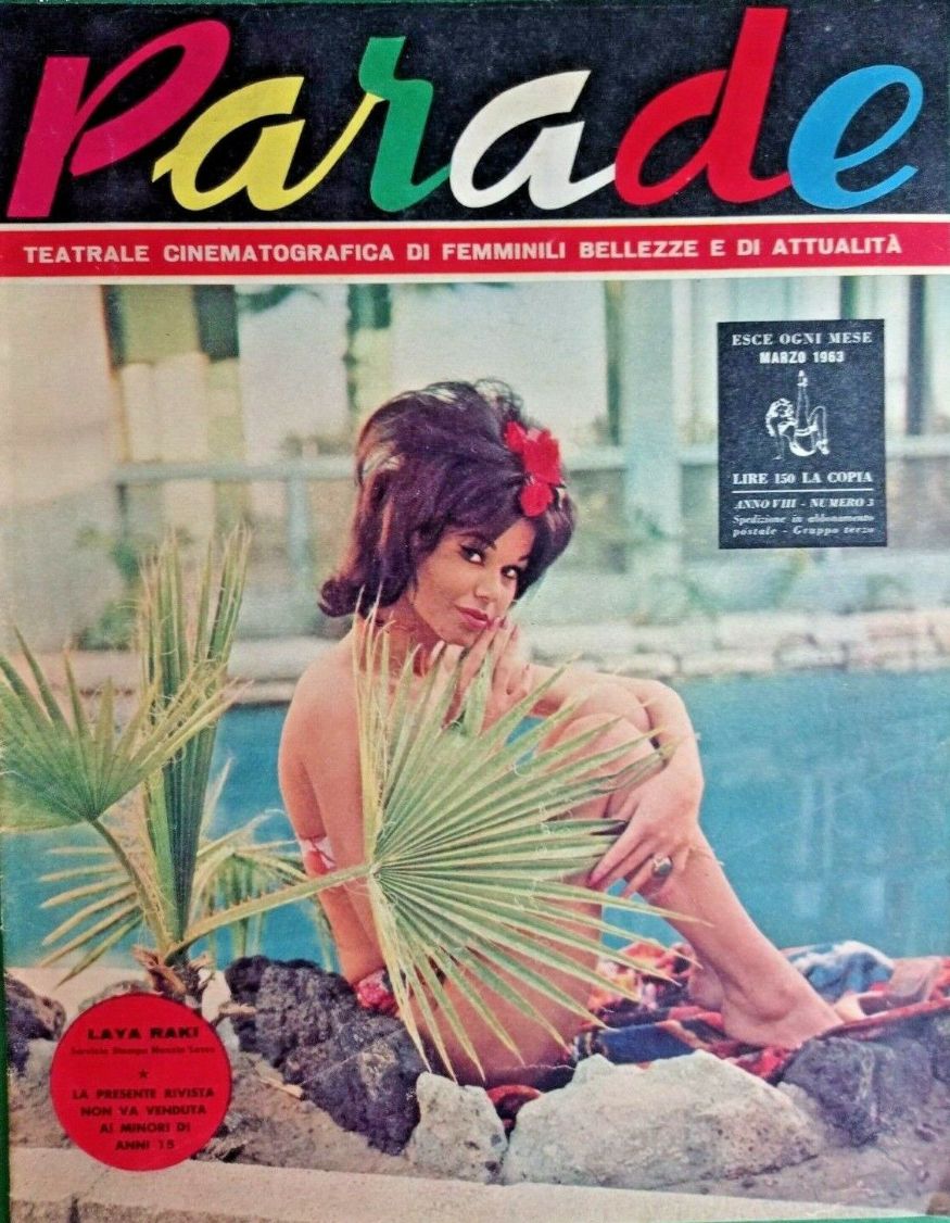 PARADE magazine side cover  March 1963