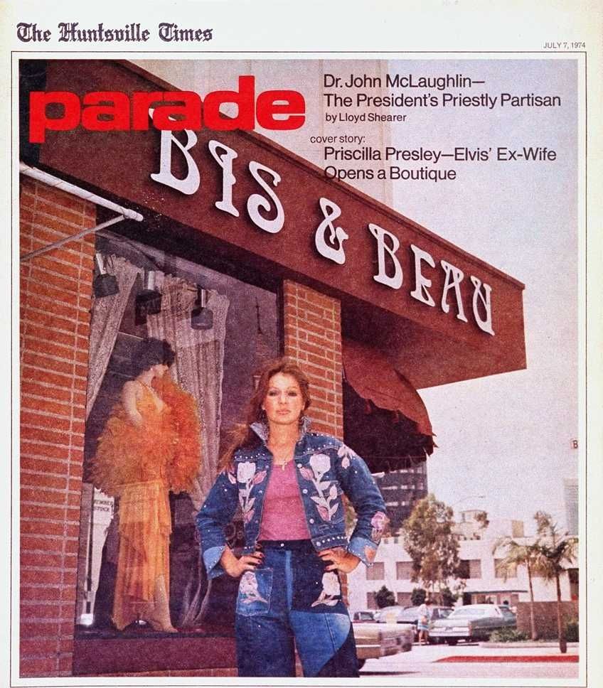 PARADE (USA) magazine side cover 7 July 1974