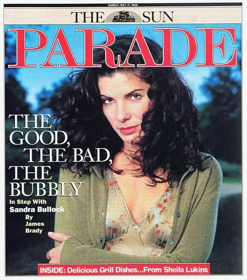PARADE (USA) magazine side cover 17 May 1998