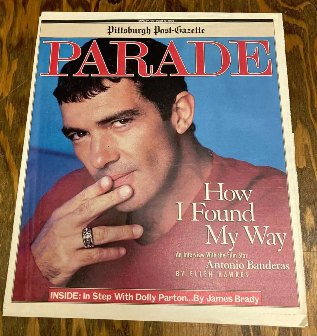 PARADE (USA) magazine side cover 10 October 1999