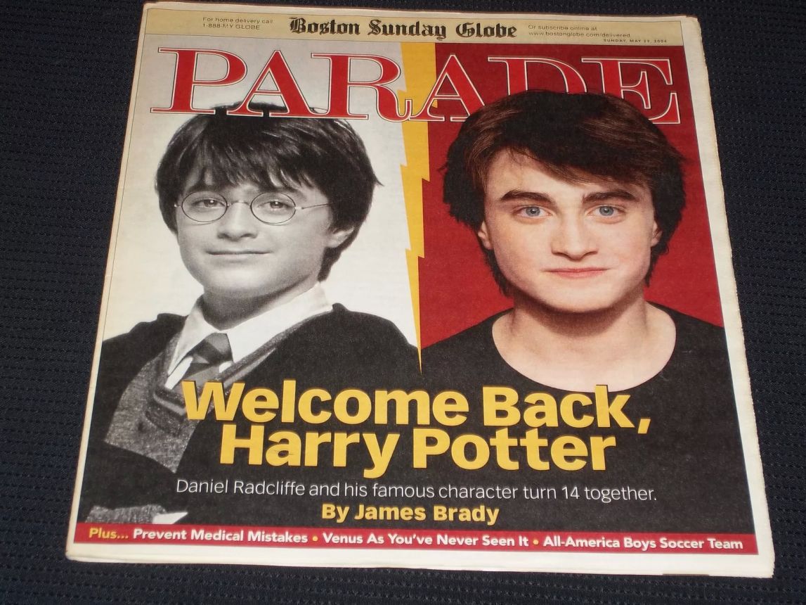 PARADE (USA) magazine side cover 23 May 2004