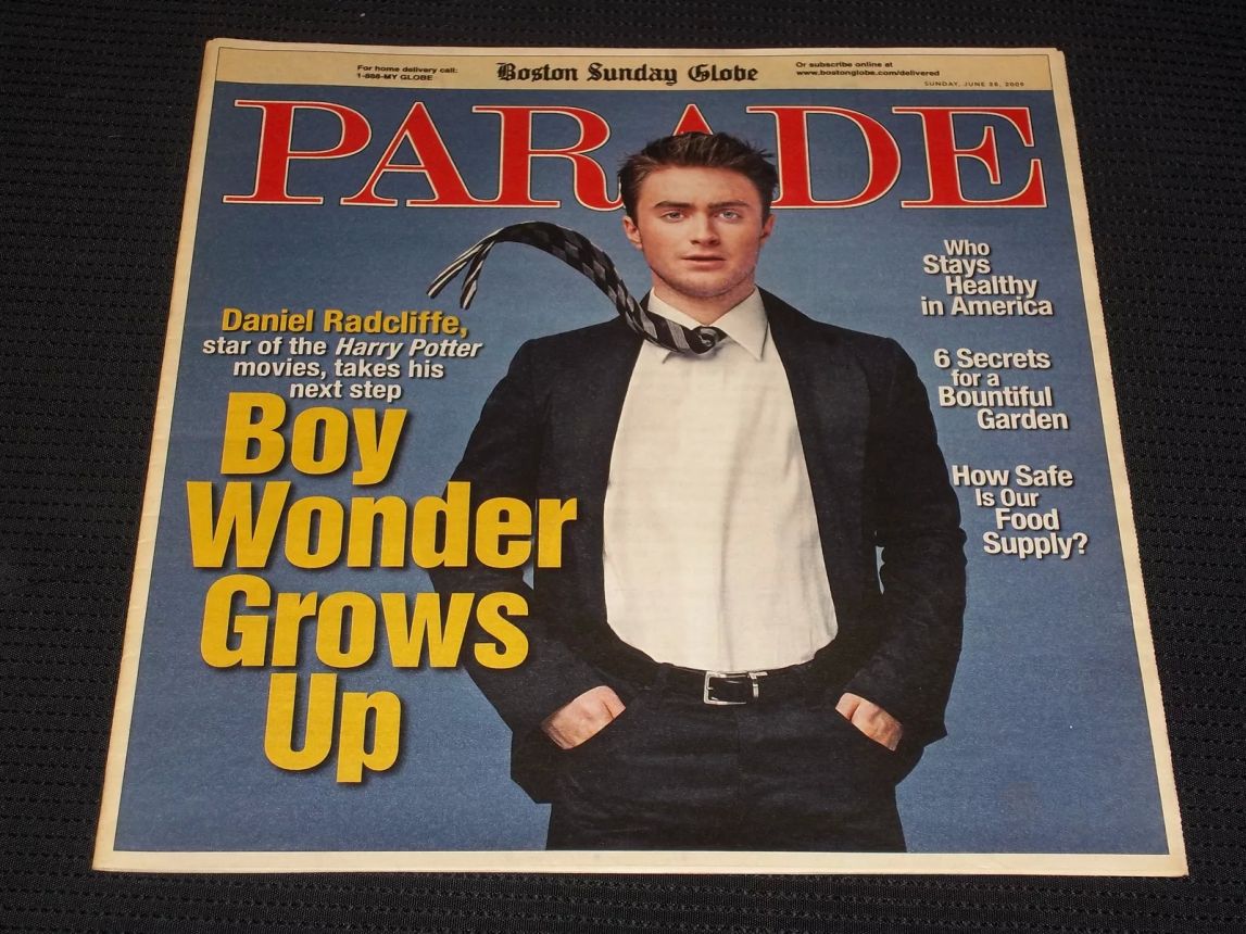 PARADE (USA) magazine side cover 28 June 2009