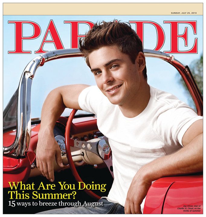 PARADE (USA) magazine side cover 25 July 2010