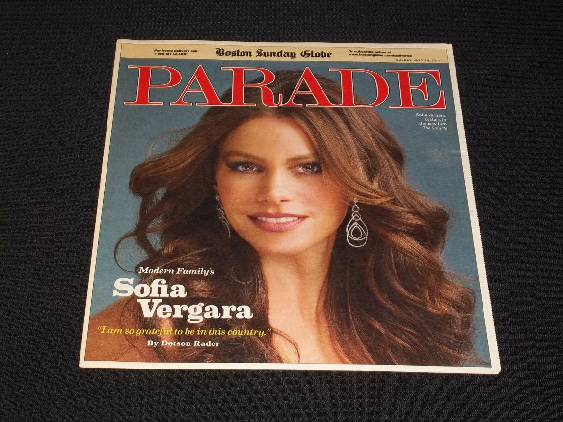 PARADE (USA) magazine side cover 24 July 2011