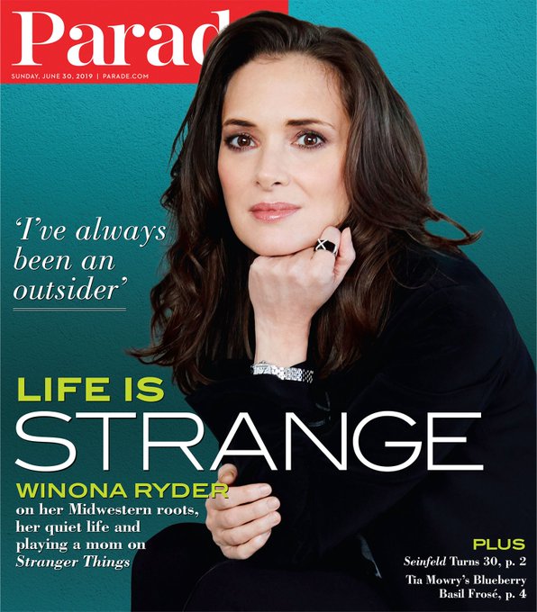 PARADE (USA) magazine side cover 30 June 2019