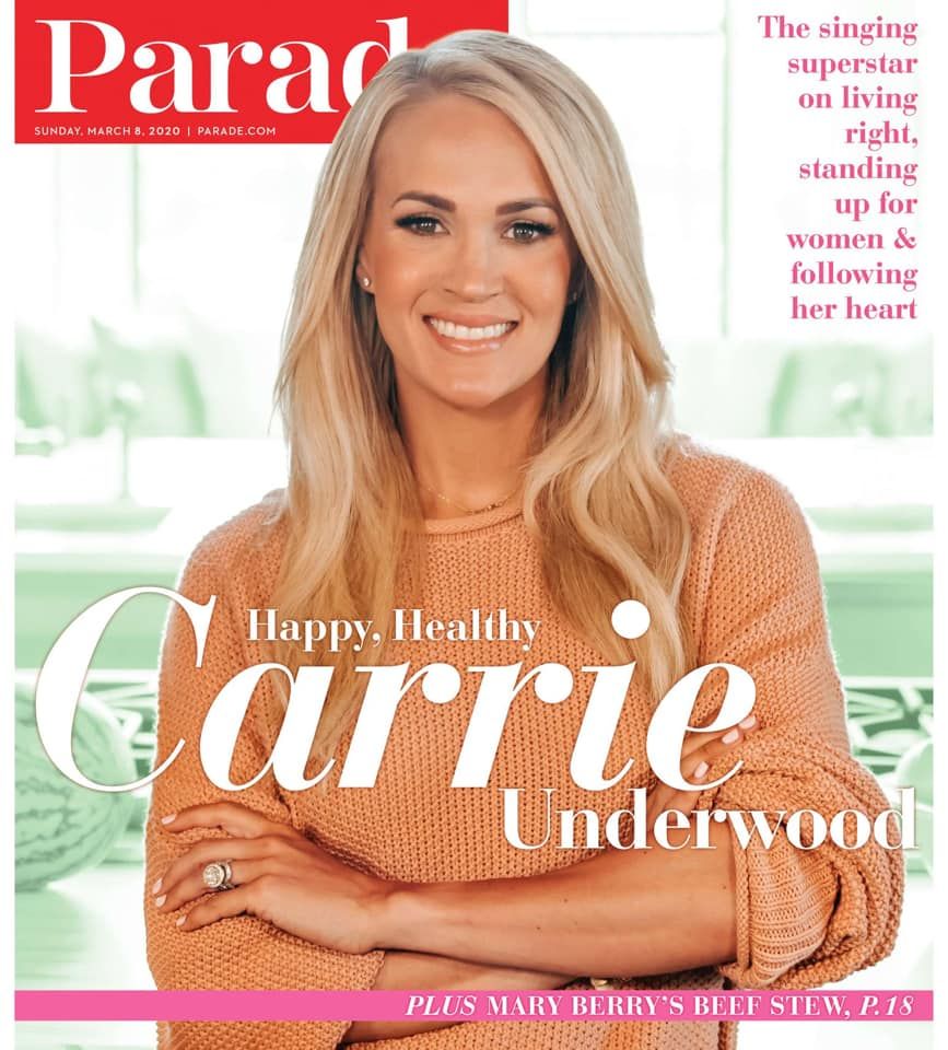 PARADE (USA) magazine side cover 8 March 2020